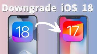 Downgrade iOS 18 To iOS 17 Without Losing Data | iOS 18 Beta.2 | 2024 #ios18 #ios18beta