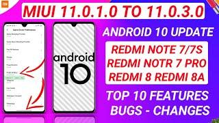 OFFICIAL INDIA -  MIUI 11.0.1.0 TO 11.0.3.0 OTA ANDROID 10 REDMI NOTE 7 PRO, NOTE 7/7S | REDMI 8 /8A