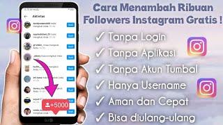 [no login] Cara Menambah Followers Instagram Gratis Tanpa Akun Tumbal