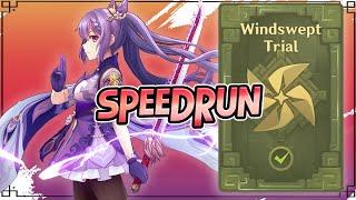 Misty Dungeon |Windswept Trial| |SpeedRun| Genshin Impact
