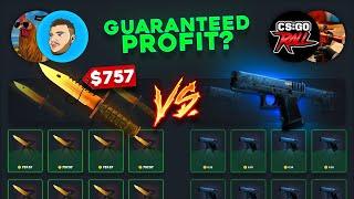 TRYING A "GUARANTEED PROFIT" METHOD ON CSGOROLL! (DOES IT WORK?)