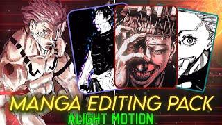 Trending Manga Editing Pack [+20 Shakes, +6 CC, | Alight Motion - Shakes, Cc, Effects, Gilitch
