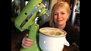 How I make ice cream using my KitchenAid mixer!