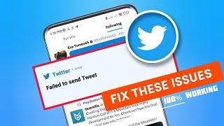 Fix Failed To Send Tweet On Twitter account | Twitter Video Upload not working