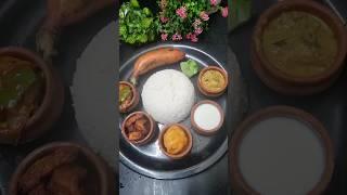 Simple Chicken Feastur favourite item?Andhra Meals | South Indian food/Lunch /Thali#shorts#nonveg