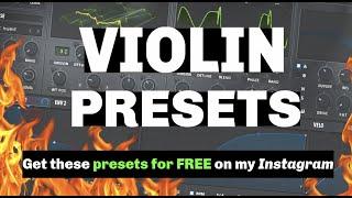 Serum Tutorial: "Flume Style" Violin preset (FREE Preset in the Description)