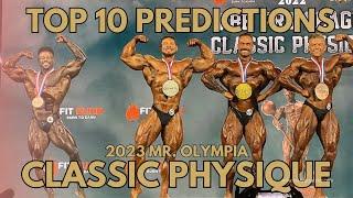 2023 Classic Physique Mr. Olympia Predictions | CPC Bodybuilding