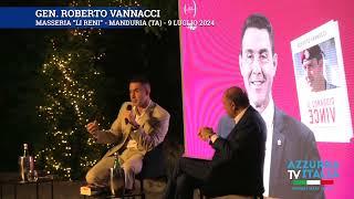 MANDURIA Masseria Li Reni presentazione libro Generale Vannacci