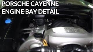 Engine Bay Detailing on A Porsche Cayenne Turbo