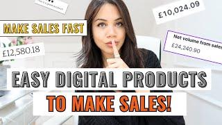 5 EASY Digital Products To Sell Fast WITHOUT AN AUDIENCE!