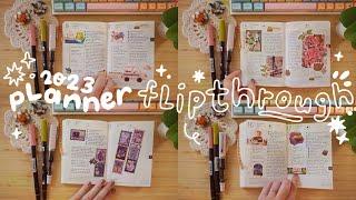 a chatty & realistic hobonichi planner flipthrough  a look back on 2023 +  my 2024 planner pick!