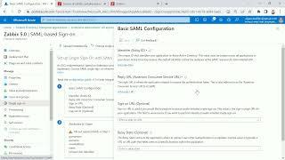 Zabbix SAML, Azure AD, SSO