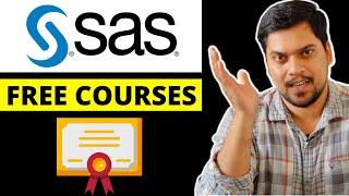 Free courses and certification by SAS