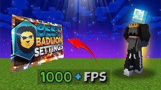 The BEST Badlion Client Settings FPS BOOST (3000+ FPS)