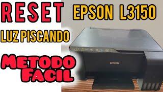 Luz Piscando Como resetar Impressora Epson L3150 Gratis