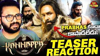 Kannappa Official Teaser Reaction| Vishnu Manchu | Mohan Babu | Prabhas | Mohanlal | Akshay Kumar