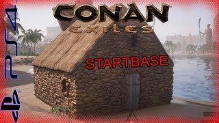 Conan Exiles PS4 Bau Guide - Starter Base - German Gameplay