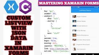 ListView in Xamarin Forms | Xamarin Fetch and Parse Json Data into  ListView