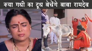 Baba Ramdev enjoy donkey milk ft. Business  |  The Mulk