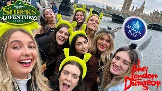 Shreks Adventure and the London Dungeons Vlog - Merlin Attractions in London