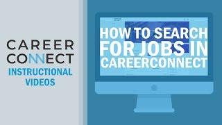 HOW TO SEARCH FOR JOBS – CareerConnect