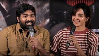 Vijay Sethupathi & Manju Warrier Hillarious Fun Intraction With Media @ Vidudala 2 Press Meet