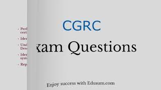 [Updated] ISC2 CGRC Preparation Tips | Questions