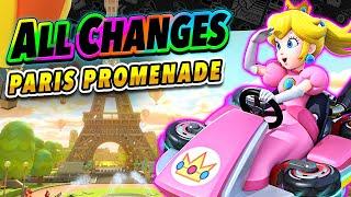 Where's the Louvre?! All Changes in Paris Promenade! | Tour VS Mario Kart 8 ANALYSIS