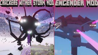 Cracker's Wither Storm Mod Vs Engender Mod (Comparison)