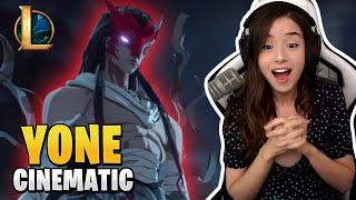 Pokimane reacts to YONE & Yasuo Cinematic - League of Legends
