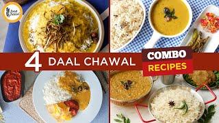 4 Daal Chawal Combo Recipes By Food Fusion