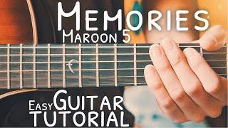 Memories Maroon 5 Guitar Tutorial // Memories Guitar // Guitar Lesson #735