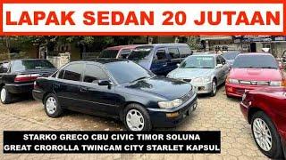 Harga Kantong Pelajar Mobil Bekas 20 Jutaan Starko Greco Timor Civic Soluna Twincam Alfariz Motor