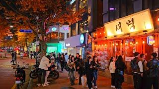 Seoul KOREA - Hongdae Shopping Streets 2024 Walking Tour