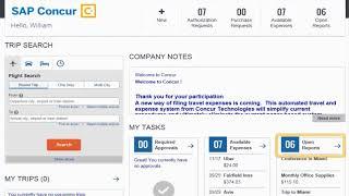 Correcting and Resubmitting an Expense Report in Concur