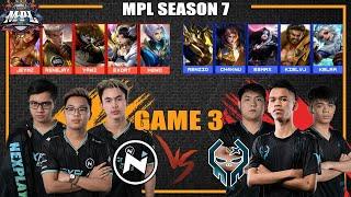 NEXPLAY vs EXECRATION GAME 3 | MPL PH Season 7