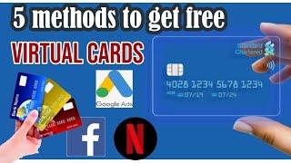 5 methods to get free virtual Credit card in 2023 | Free international master card | for threshold