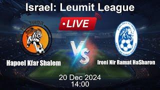  LIVE: Hapoel Kfar Shalem vs Ironi Nir Ramat HaSharon - Live Football Score