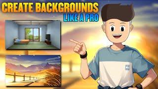 How To Make High Quality Backgrounds In Just Some Simple Steps || Op Animation