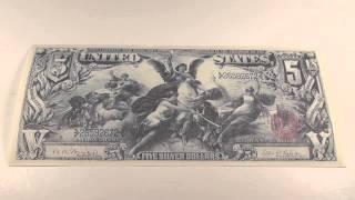 1896 $5 United States Educational Note Series