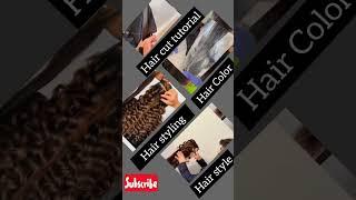 Hair cut video hair Color video hair style video #haircuttutorials #haircolorist