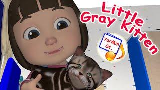 A little gray kitten / Cartoon song for kids / Nursery rhymes. YarMin st