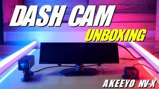 Akeeyo NV-X Dash Cam - Rear View Mirror Dash Camera with 12" IPS Touchscreen Review & Unboxing