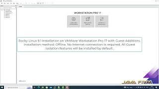Rocky Linux 9.1 Installation on VMWare Workstation Pro 17 with Guest Additions