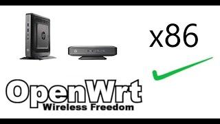 Install Openwrt to x86 PC 1 Steps