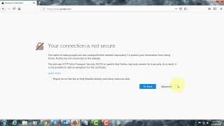 Fix : Your Connection is Not Secure | SEC_ERROR_UNKNOWN_ISSUER in Firefox