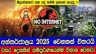 අන්තර්ජාලය 2025 වෙනකන් විතරයි ? The Internet will end in two years ?