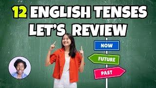 GRAMMAR LESSON: 12 English Verb Tenses Explained - FREE PDF DOWNLOAD