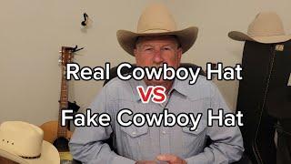 Real Cowboy Hat vs Fake Cowboy Hat