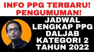 Jadwal Lengkap PPG Daljab Kategori 2 Tahun 2022!